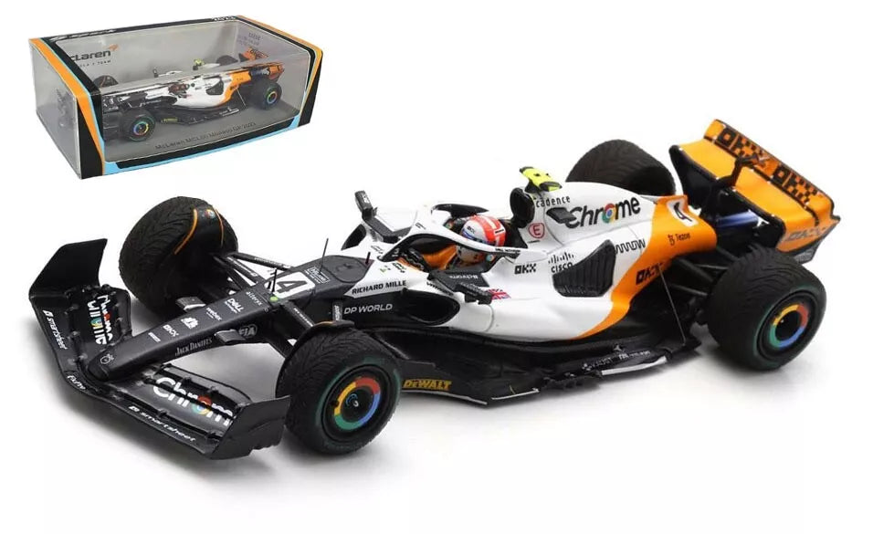 Lando Norris #4 McLaren MCL60 GP Monaco 2023 Spark 1/43