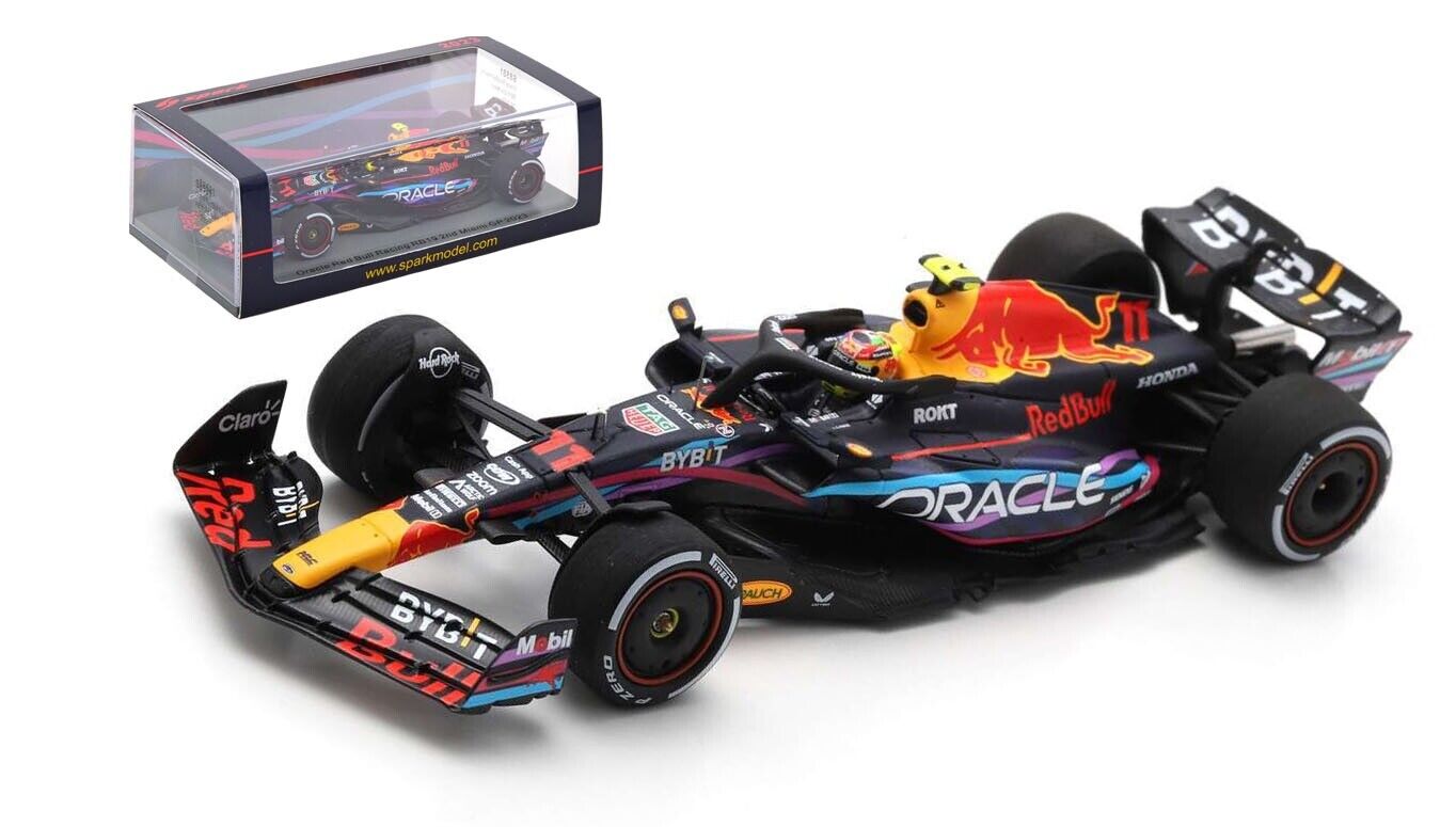 Checo Perez #11 Red Bull RB19 2nd GP Miami 2023 Spark 1/43