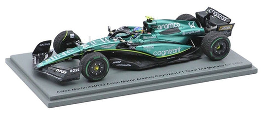 Fernando Alonso #14 Aston Martin AMR23 2nd Monaco GP 2023 Spark 1/43