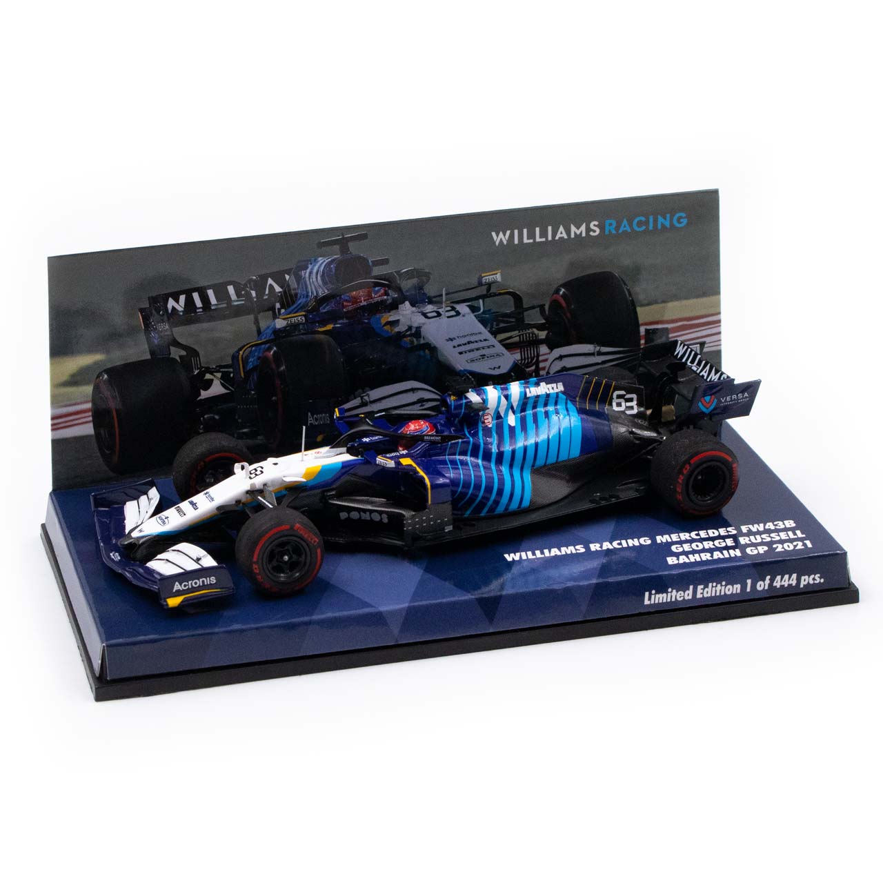 George Russell #63 Williams Gp Bahrain 2021 Minichamps 1/43