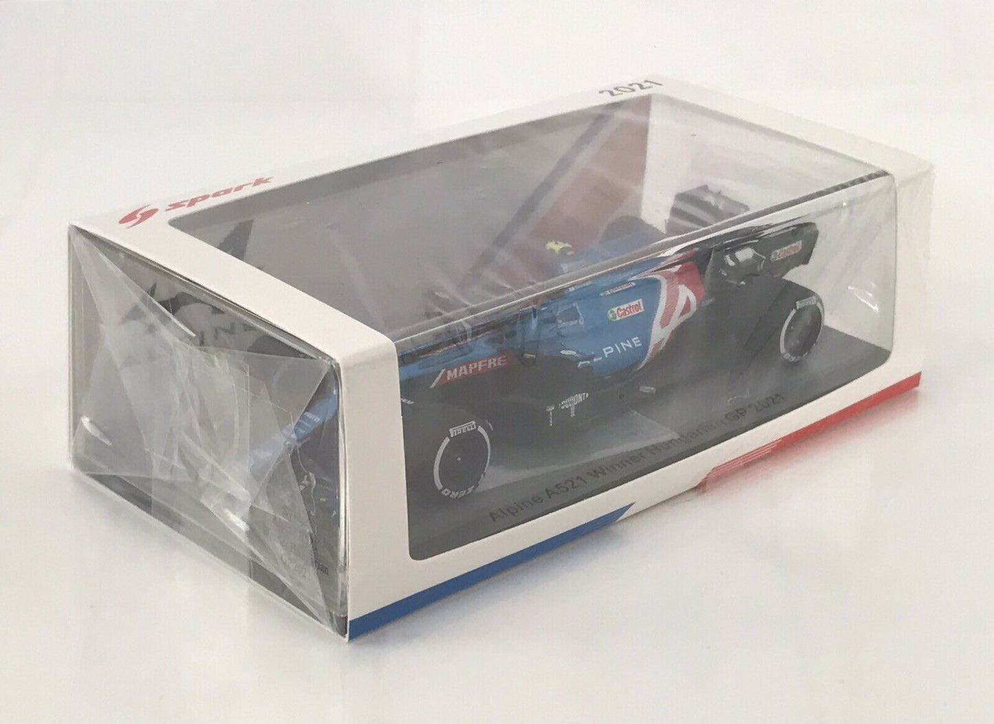 Esteban Ocon #31 Alpine A521 Winner Hungarian GP 2021 Spark 1/43