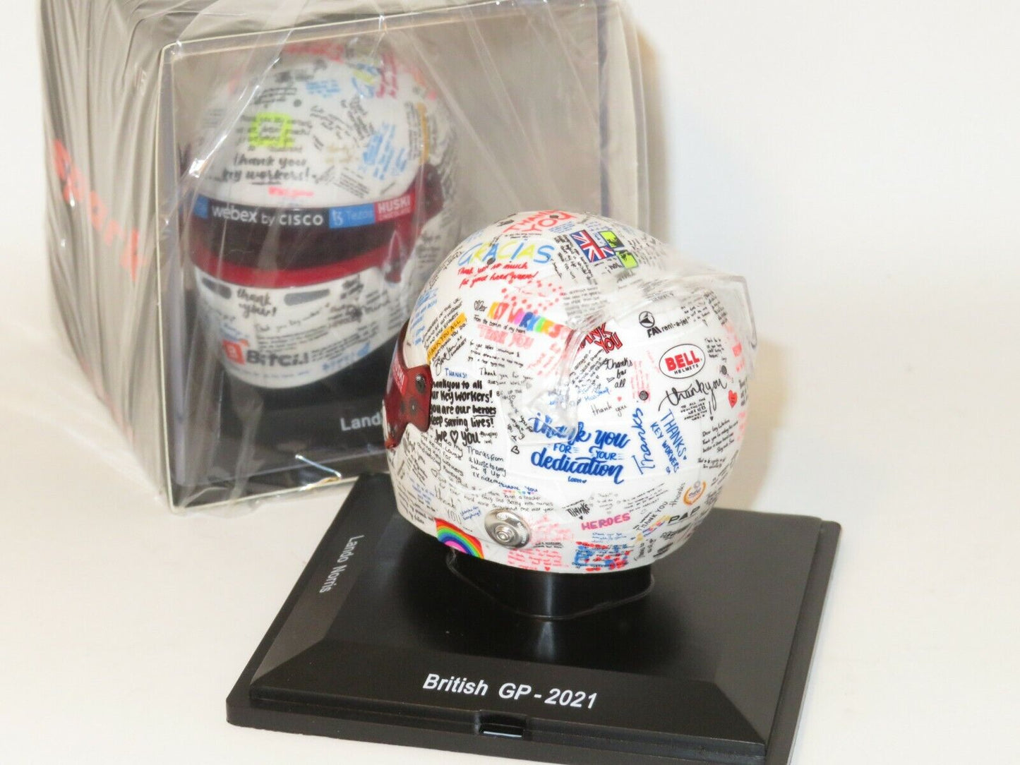 Lando Norris Minicasco British GP 2021 Spark 1/5