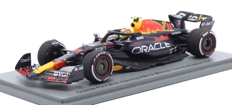 Checo Perez #11 Red Bull RB19 Victoria GP Arabia 2023 Spark 1/43