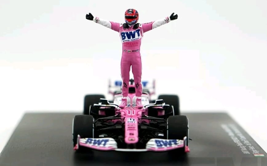 Sergio Perez Sakhir 2020 1st Career Win Racing Point F1 RP20 Spark Figure 1:43