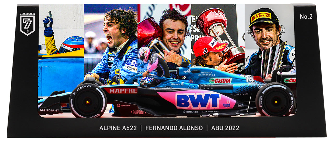 JPN LE Fernando Alonso #14 Alpine A522 GP Abu Dhabi 2022 Spark 1/43