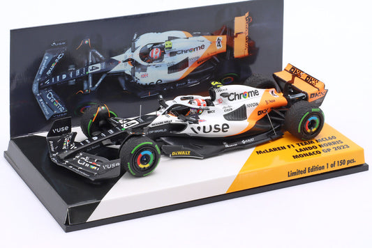 Lando Norris #4 McLaren MCL60 GP Monaco 2023 Minichamps 1/43