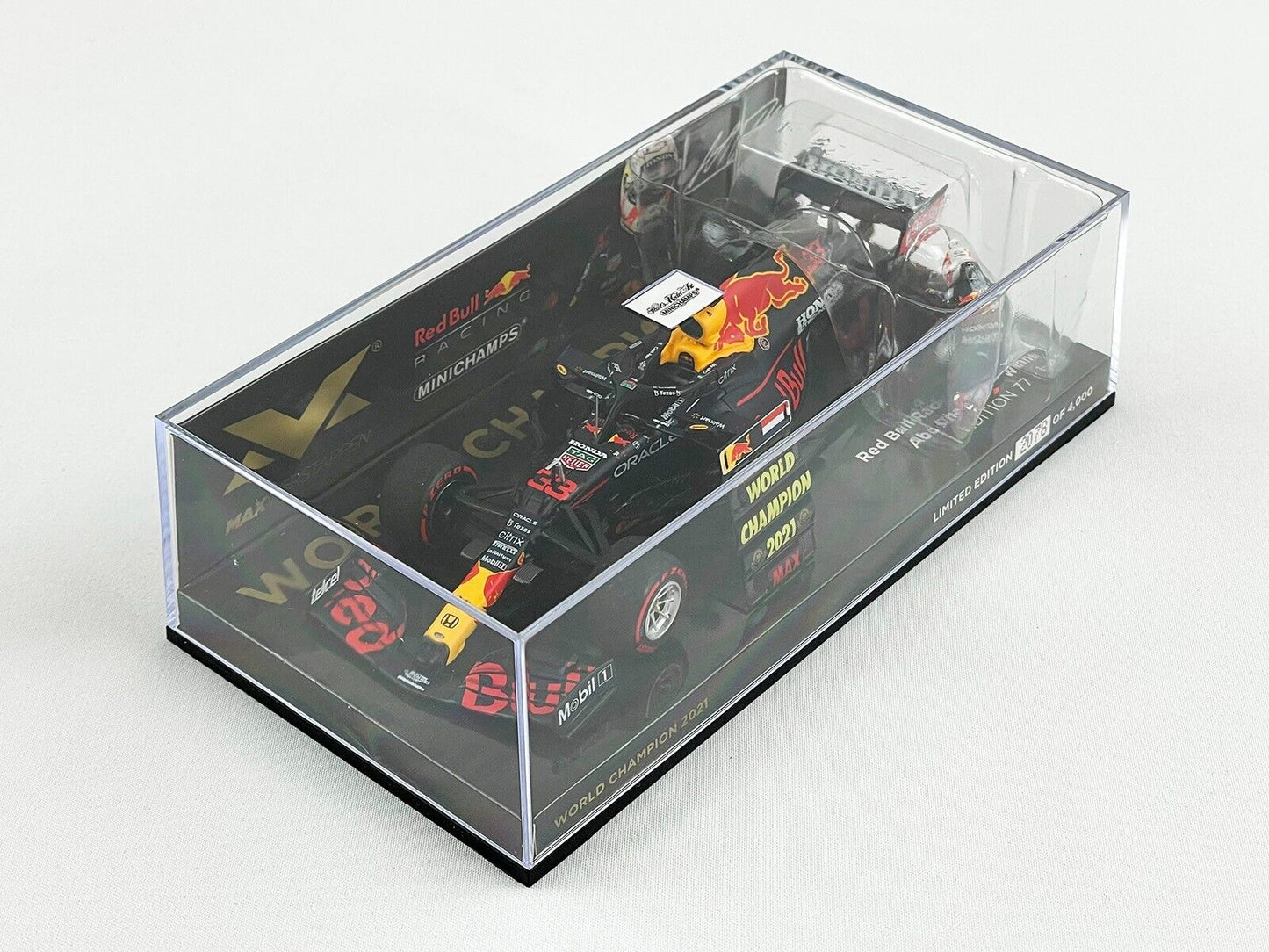 Max Verstappen #33 Red Bull RB16b GP Abu Dhabi 2021 Minichamps 1/43