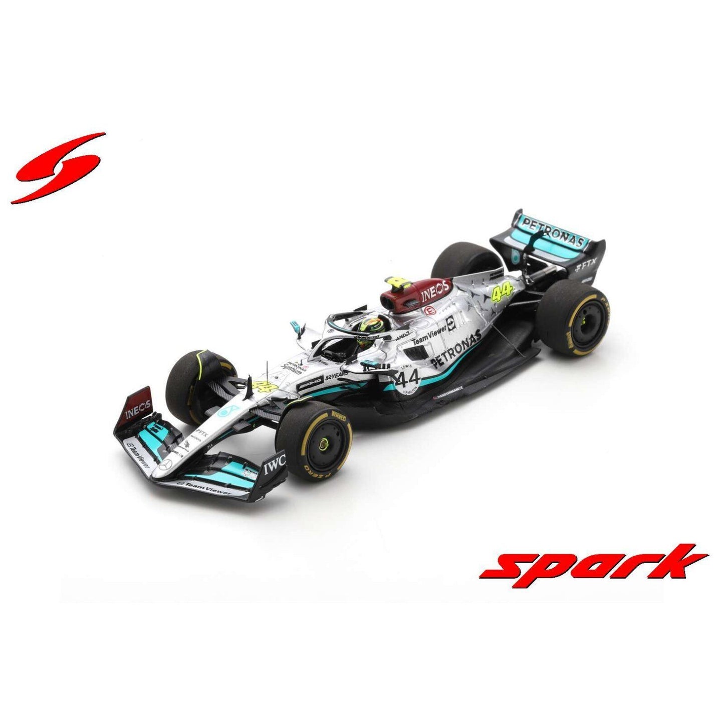 Lewis Hamilton #44 Mercedes W13	Belgica 2022 Spark 1/43