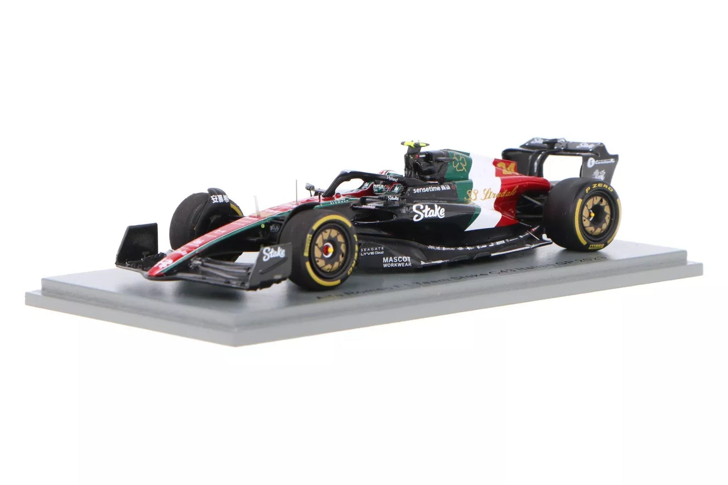 Guanyu Zhou #24 Alfa Romeo C43 Italian GP 2023 Spark 1/43