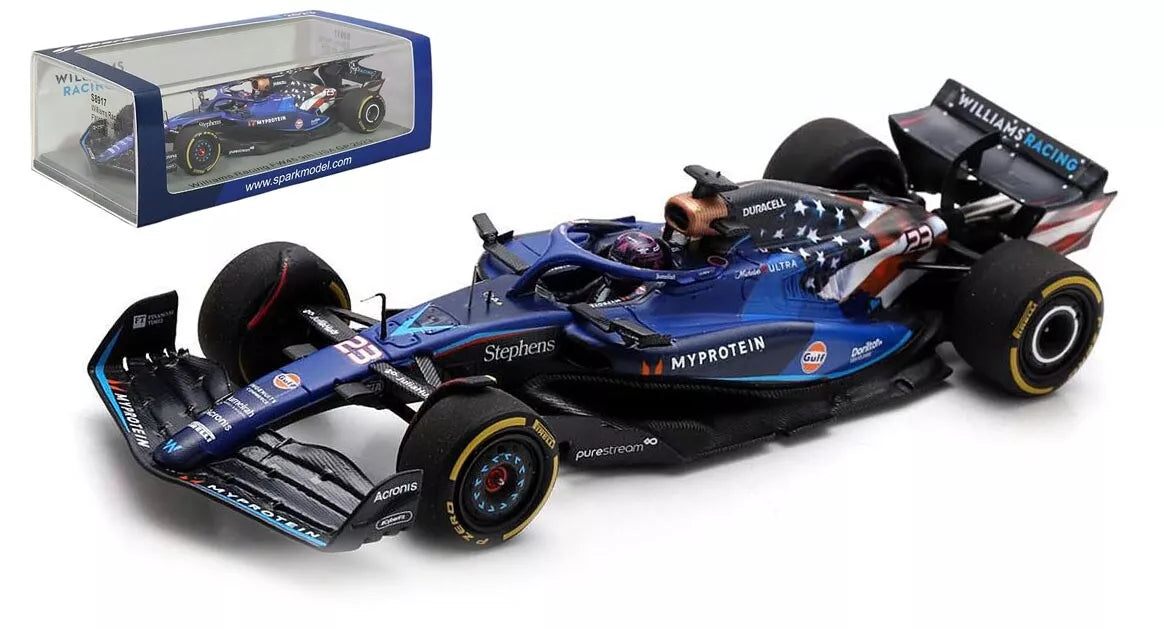 Alex Albon #23 Williams FW45 9th GP USA 2023 Spark 1/43
