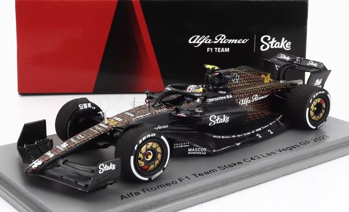 Guanyu Zhou #24 Alfa Romeo C43 Las Vegas GP 2023 Spark 1/43