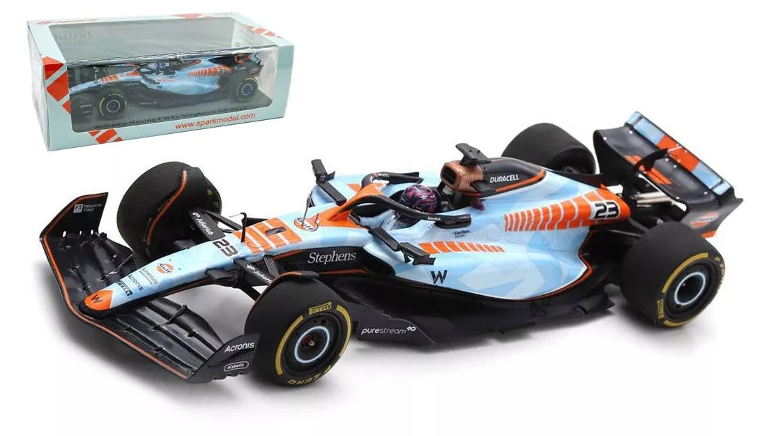 Alex Albon #23 Williams FW45 Singapore GP 2023 Spark 1/43