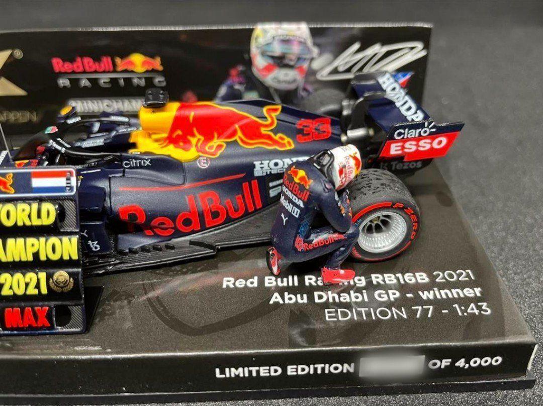 Max Verstappen #33 Red Bull RB16b GP Abu Dhabi 2021 Minichamps 1/43