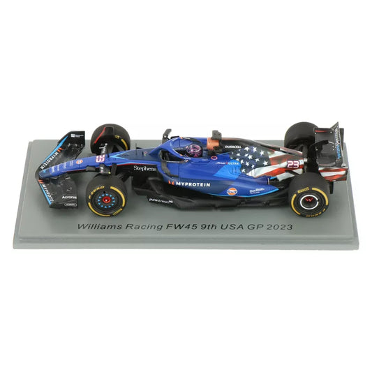 Alex Albon #23 Williams FW45 9th GP USA 2023 Spark 1/43