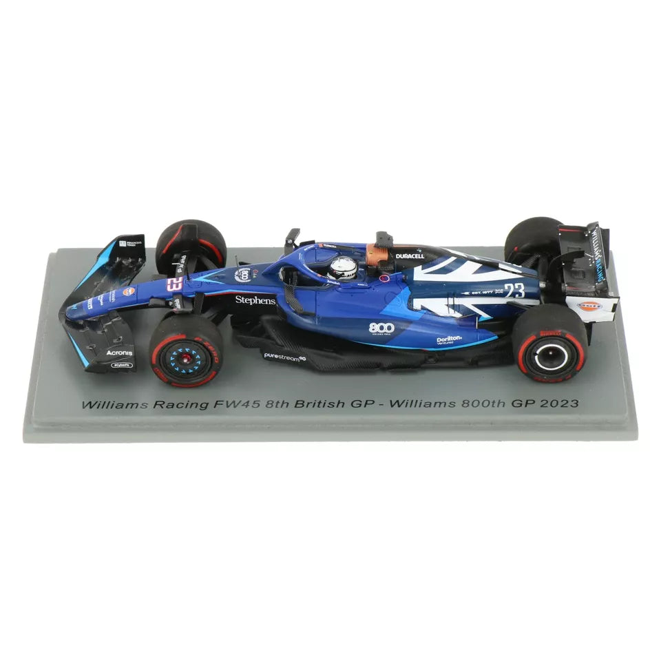 Alex Albon #23 Williams FW45 8th British GP 2023 Spark 1/43