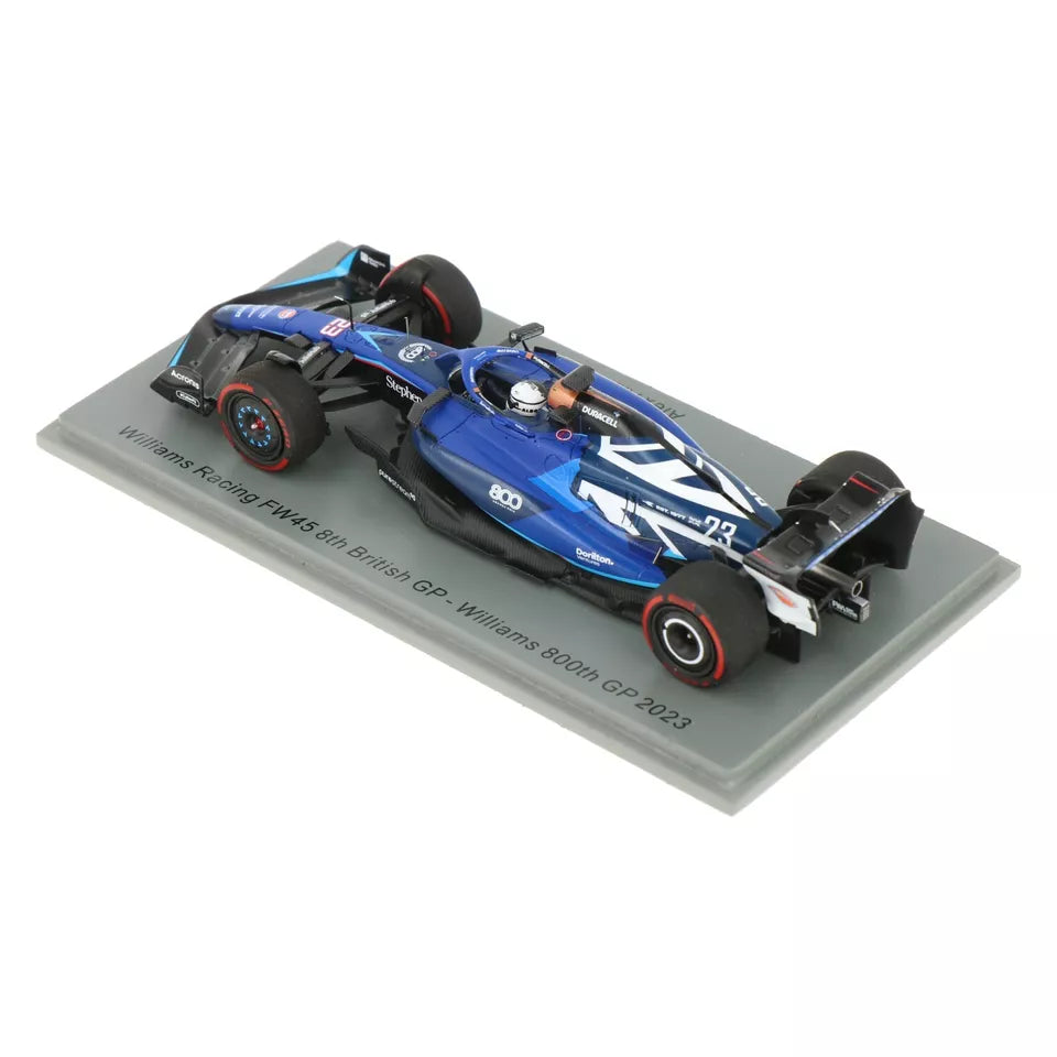 Alex Albon #23 Williams FW45 8th British GP 2023 Spark 1/43