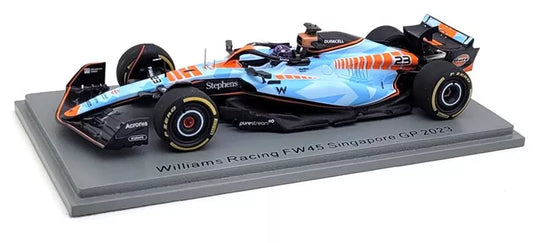 Alex Albon #23 Williams FW45 Singapore GP 2023 Spark 1/43