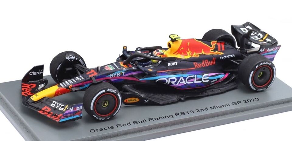 Checo Perez #11 Red Bull RB19 2nd GP Miami 2023 Spark 1/43