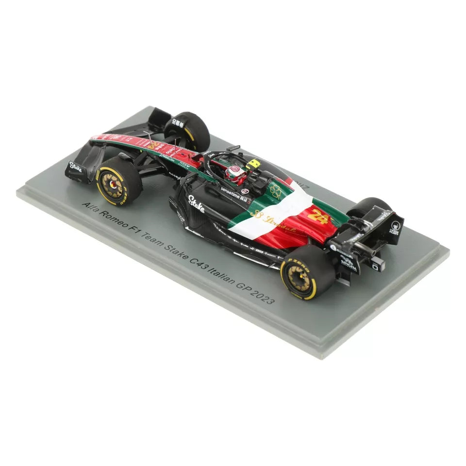 Guanyu Zhou #24 Alfa Romeo C43 Italian GP 2023 Spark 1/43