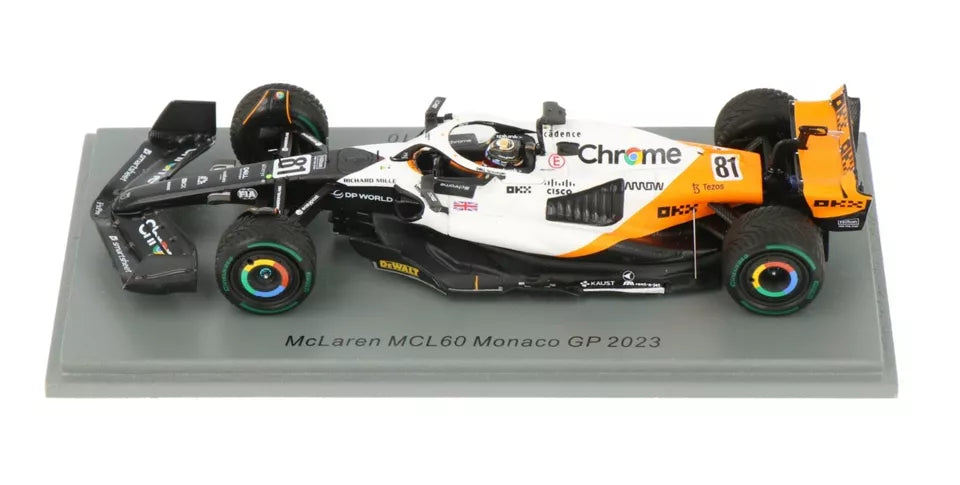 Oscar Piastri #81 McLaren MCL60 GP Monaco 2023 Spark 1/43