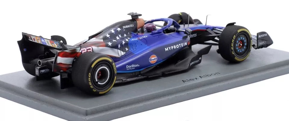Alex Albon #23 Williams FW45 9th GP USA 2023 Spark 1/43