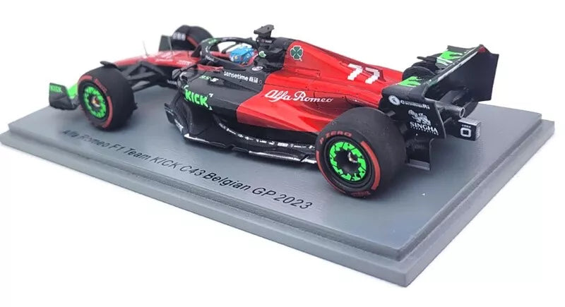 Valteri Bottas #77 Alfa Romeo C43 Belgian GP 2023 Spark 1/43