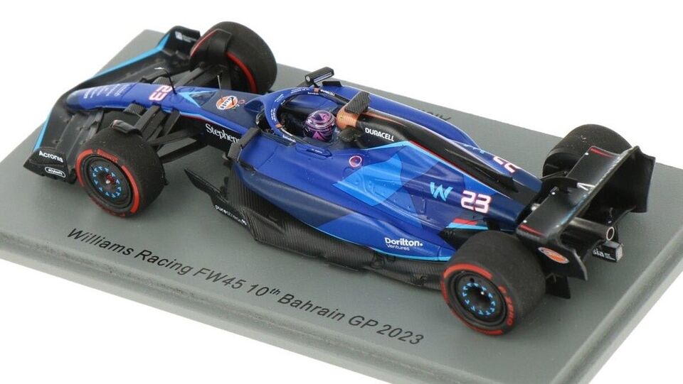 Alex Albon #23 Williams FW45 GP Bahrain 2023 Spark 1/43