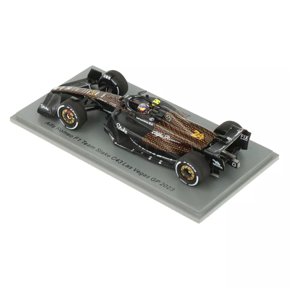 Guanyu Zhou #24 Alfa Romeo C43 Las Vegas GP 2023 Spark 1/43