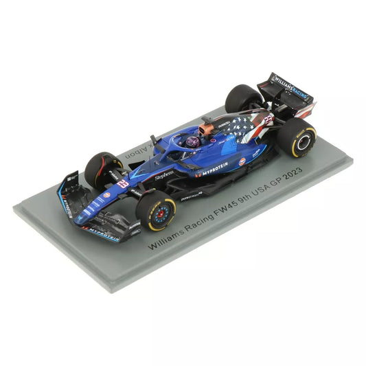 Alex Albon #23 Williams FW45 9th GP USA 2023 Spark 1/43