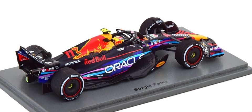 Checo Perez #11 Red Bull RB19 2nd GP Miami 2023 Spark 1/43