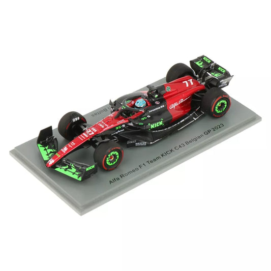 Valteri Bottas #77 Alfa Romeo C43 Belgian GP 2023 Spark 1/43