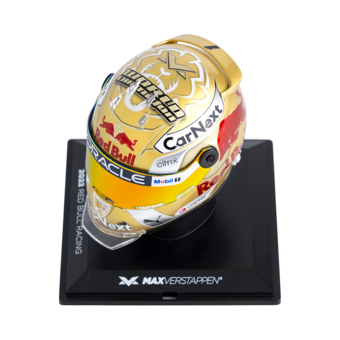 Max Verstappen #1 World Champion 2022 Mini casco Schubert 1/4