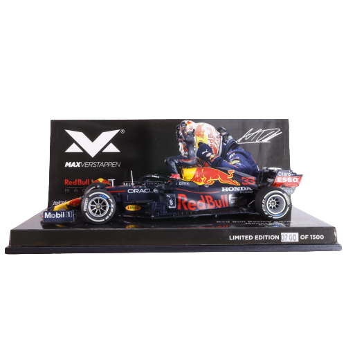 Max Verstappen #33 Red Bull RB16b Gp Mónaco 2021 Minichamps 1/43