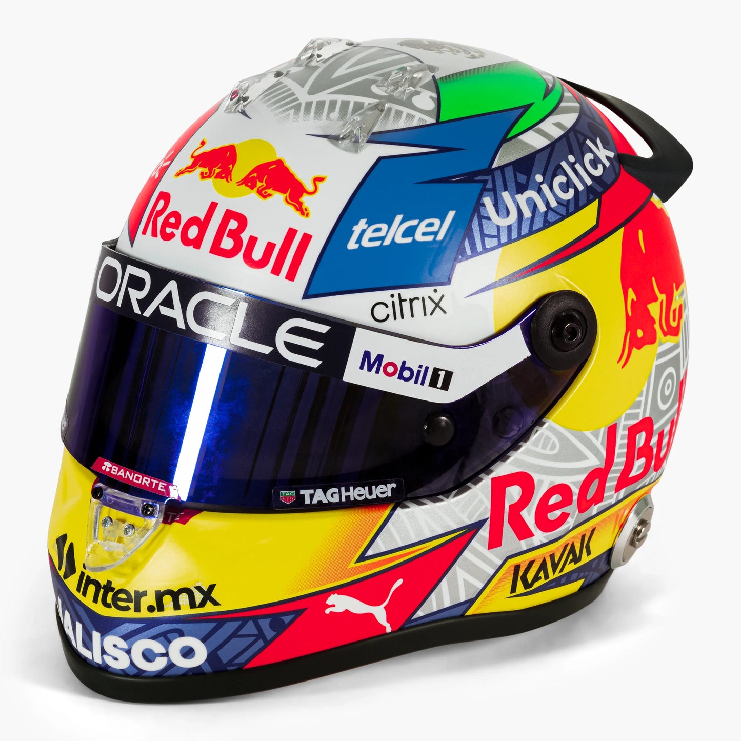 Sergio Checo Perez #11 Minicasco Red Bull Temporada 2022 Schuberth 1/2