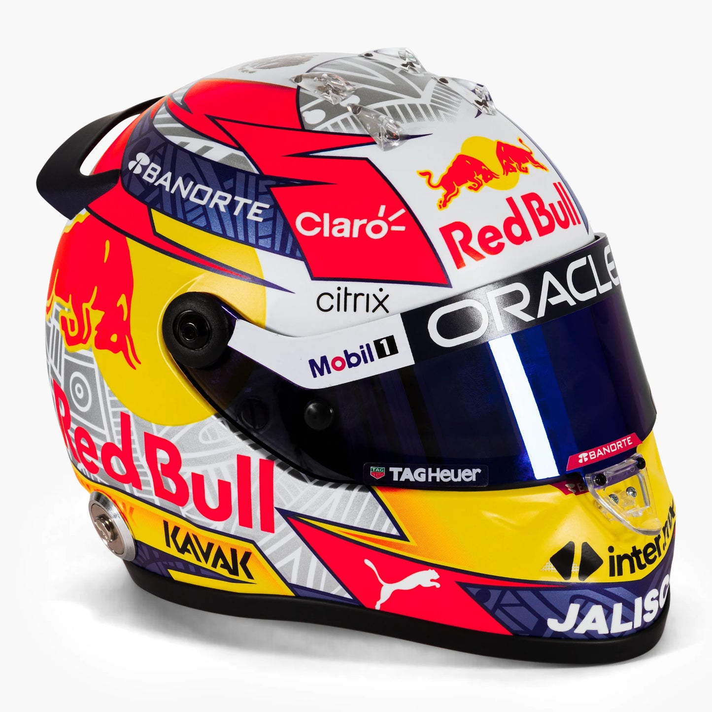 Sergio Checo Perez #11 Minicasco Red Bull Temporada 2022 Schuberth 1/2