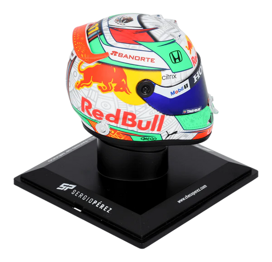 ﻿Sergio Perez #11 Minicasco Mexico GP 2021 Schuberth 1/4