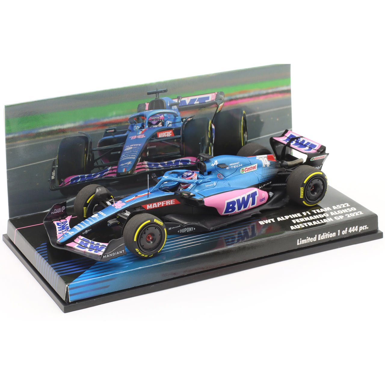 Fernando Alonso #14 Alpine Gp Australia 2022 Minichamps 1/43