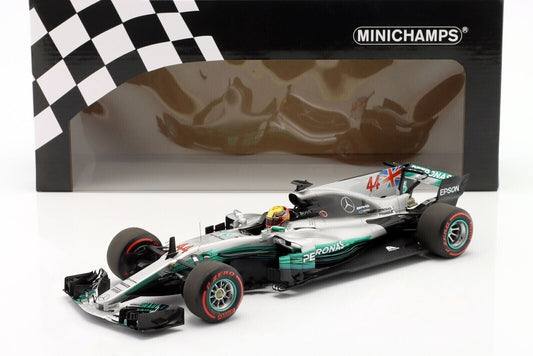 Lewis Hamilton #44 Mercedes AMG W08 World Champion 2017 Minichamps 1/18