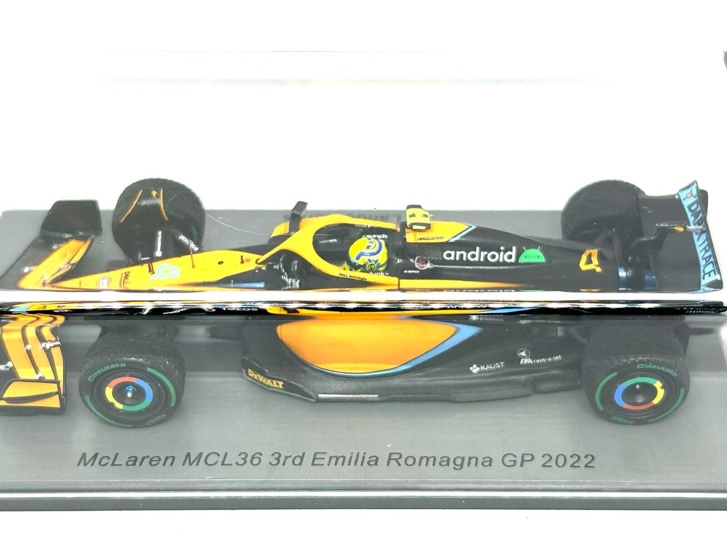 Lando Norris #4 McLaren MCL36 Gp Emilia Romagna 2022 Spark 1/43