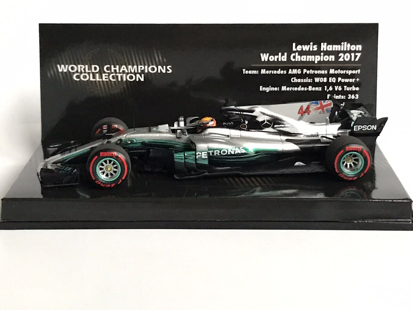 Lewis Hamilton #44 Mercedes W08 Gp Mexico 2017 Minichamps 1/43