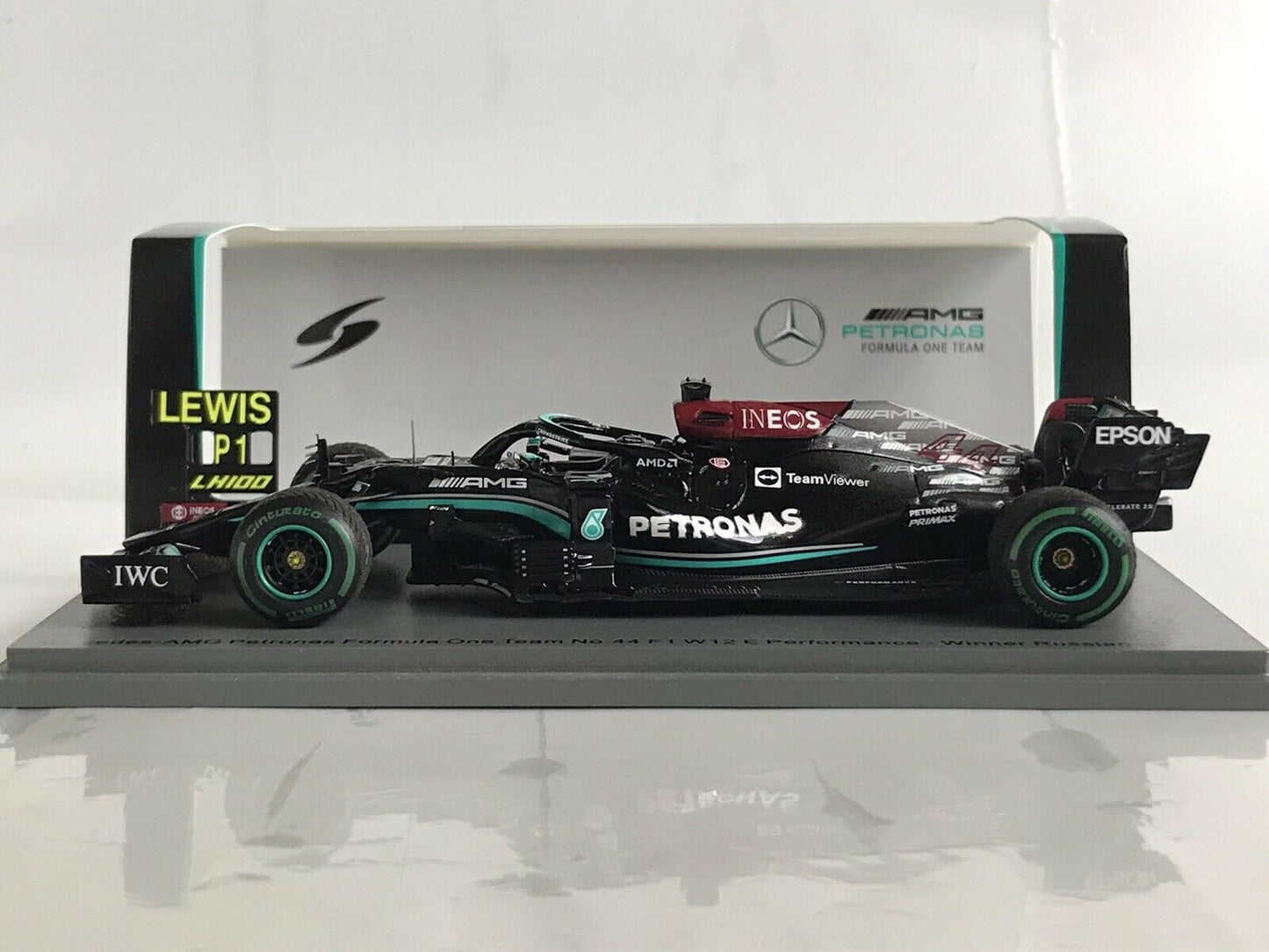 Lewis Hamilton Mercedes-AMG F1 W13 #44 Russian GP 2021 Spark 1/43