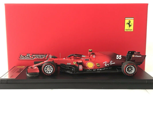 Carlos Sainz #55 Scuderia Ferrari SF21  2nd GP Monaco 2021 Looksmart 1/43
