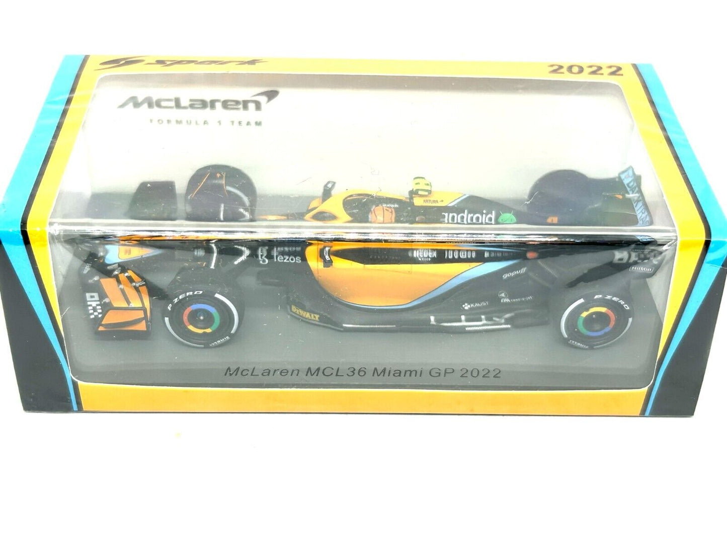 Lando Norris #4 McLaren MCL36 GP Miami 2022 Spark 1/43