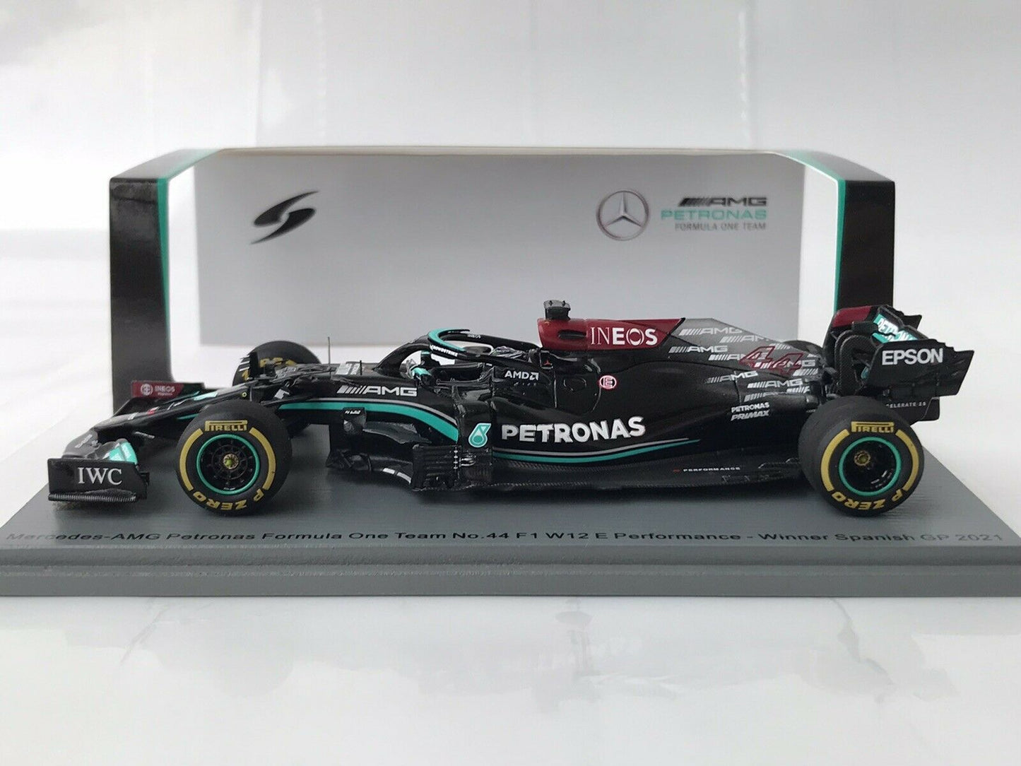 Lewis Hamilton Mercedes-AMG F1 W12 #44 ganador Español GP 2021 Spark 1/43