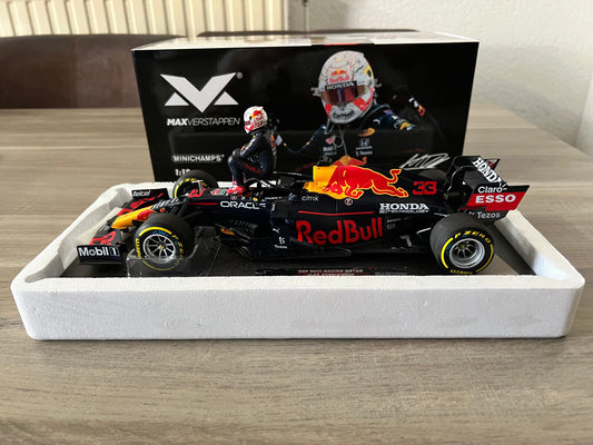 Max Verstappen #33 Red Bull RB16b Gp Francia 2021 Minichamps 1/18