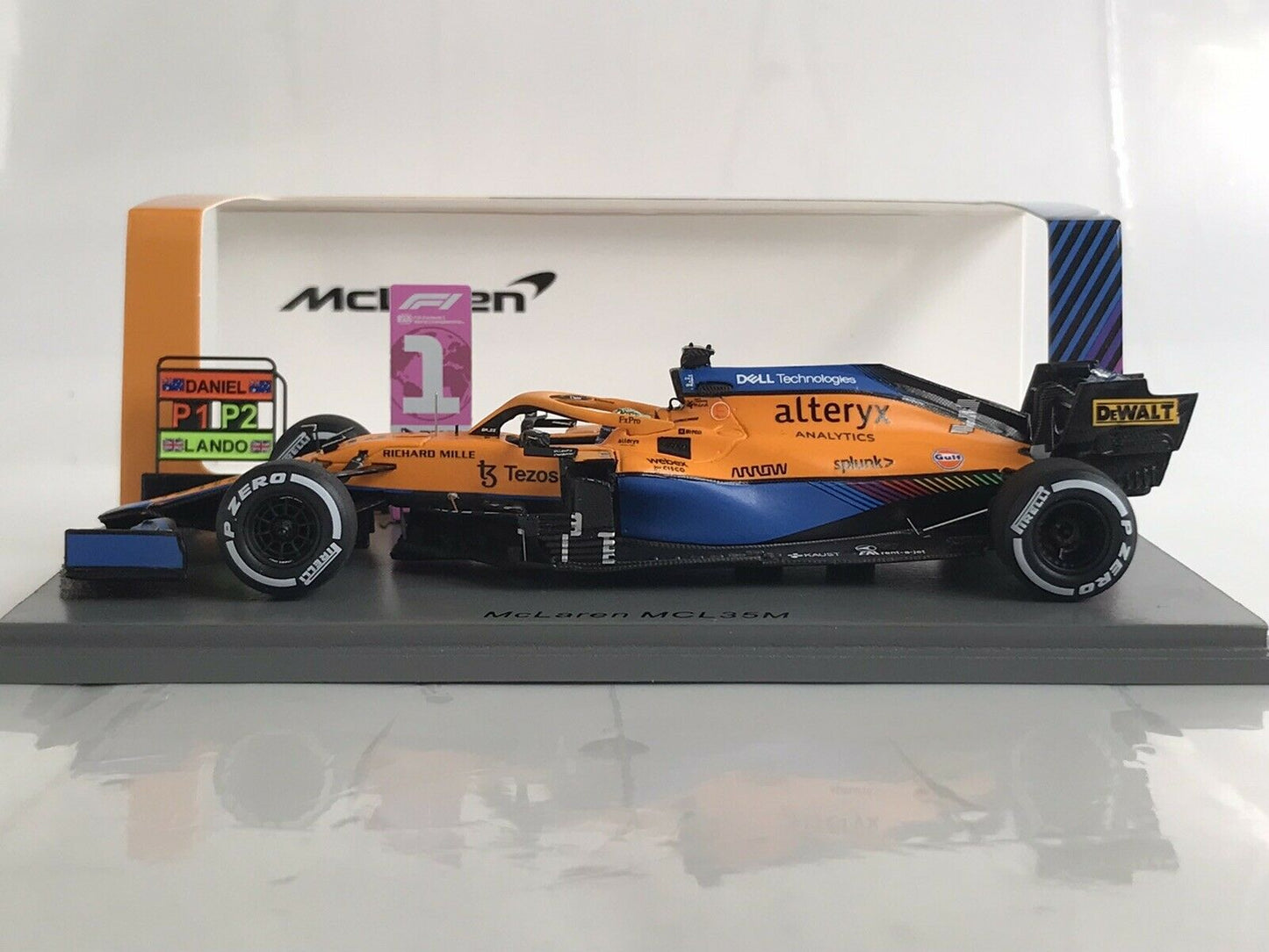 Daniel Ricciardo #3 McLaren MCL35M Gp Italia 2021 Spark 1/43