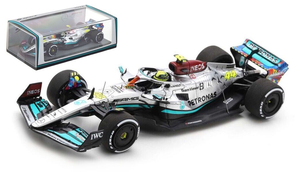 Lewis Hamilton #44 Mercedes W13 Miami GP 2022 Spark 1/43