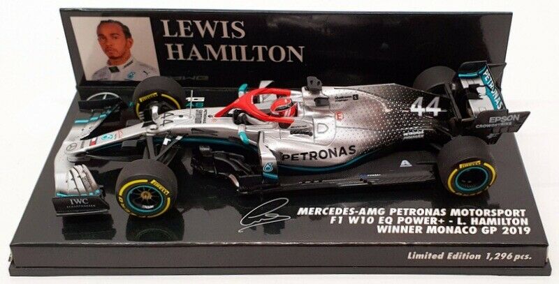 Lewis Hamilton Mercedes W10 #44 Gp Monaco 2019 1/43 Minichamps