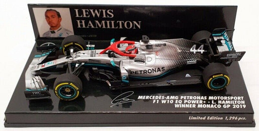 Lewis Hamilton Mercedes W10 #44 Gp Monaco 2019 1/43 Minichamps