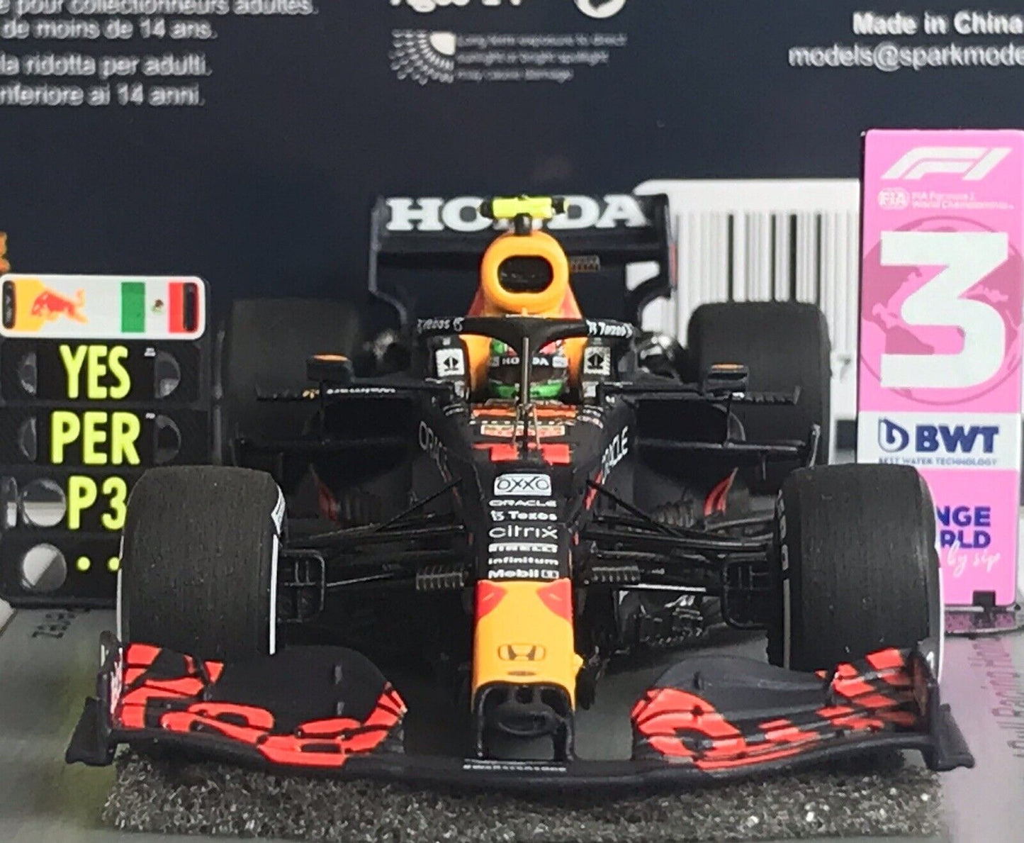 Sergio Checo Perez #11 Red Bull Rb16b Mexican Gp 2021 Spark 1/43